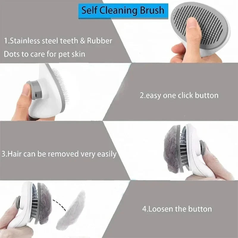 Coco's Corner Co. Self-Cleaning Pet Brush